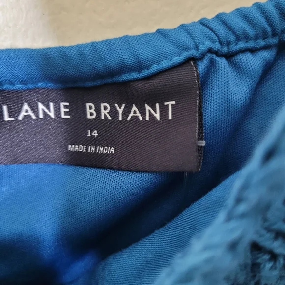 Lane Bryant Tie Shoulder Sun Dress with Pockets NWT Size 14 - Picture 9 of 10